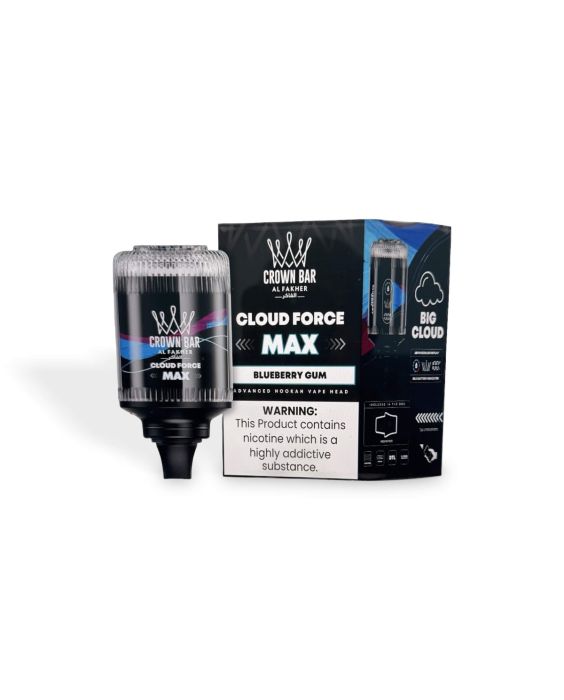 Al Fakher Crown Bar Cloud Force Max 50K - E-Hookah Head Disposable Kit