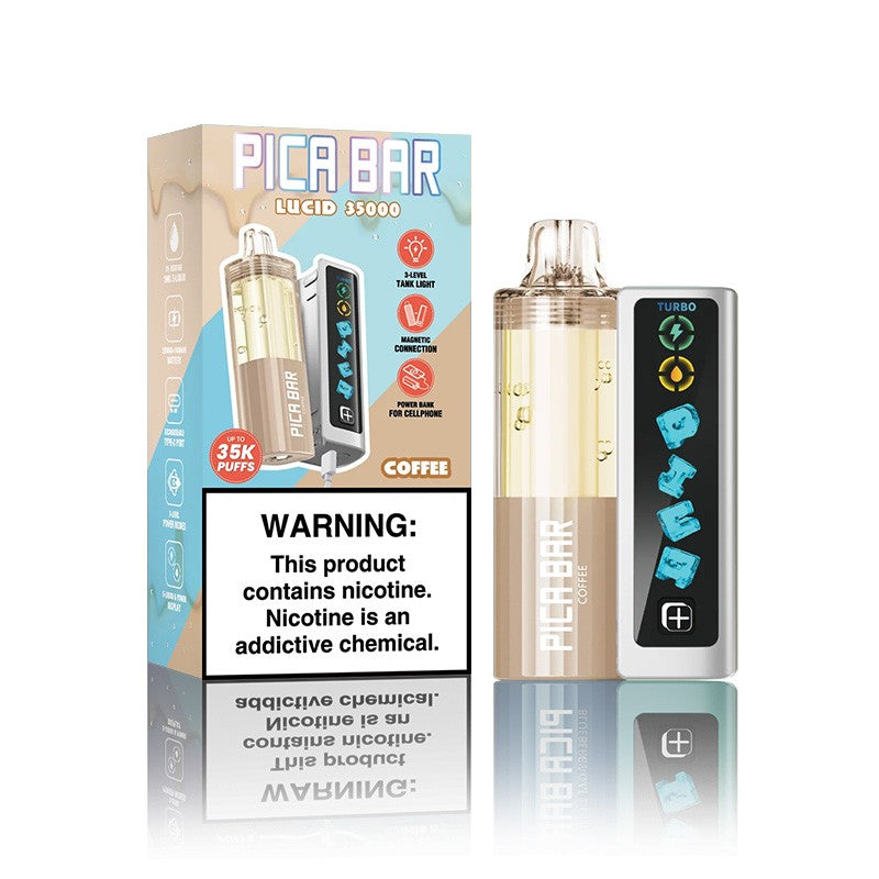 Coffee Pica Bar Lucid 35K Disposable Vape Kit 35000 Puffs