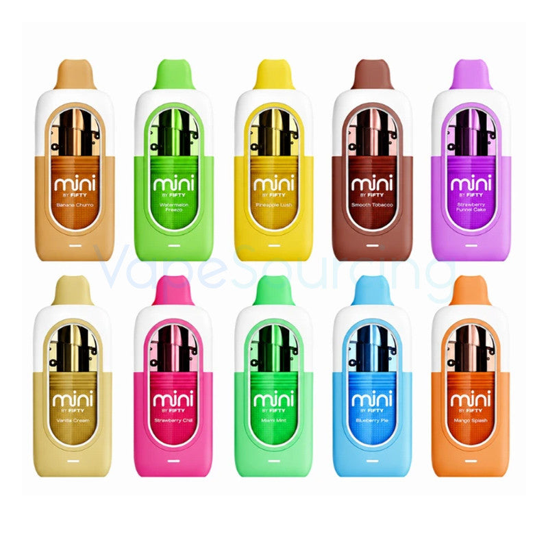 Fifty Bar Mini Disposable Vape Kit - Active Boost Mode 7ml E-liquid