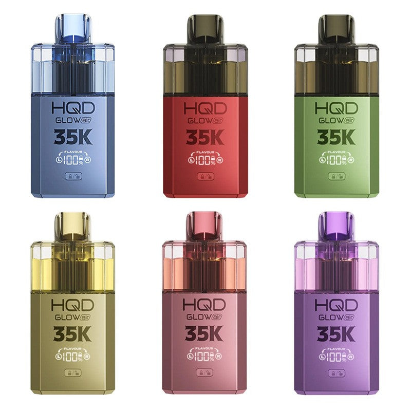 HQD Glow Air 35K 2-in-1 Disposable Vape Kit 35000 Puffs