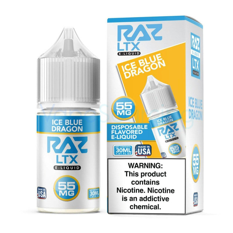 Pod Juice X RAZ LTX Iced Blue Dragon Nic Salt Vape Juice - E-juice 30ml
