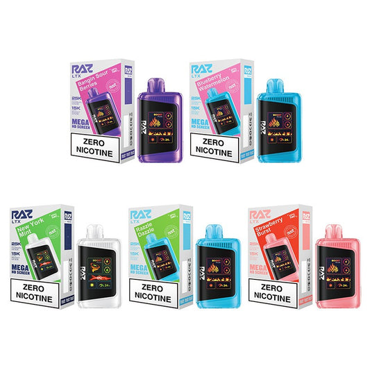 RAZ LTX 25K Nicotine Free Disposable Vape | 0% Raz Device