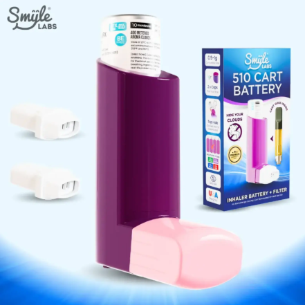 Smyle Labs Inhaler Vape 510 Cart Battery + Cloud Filter Vaporizer Kit