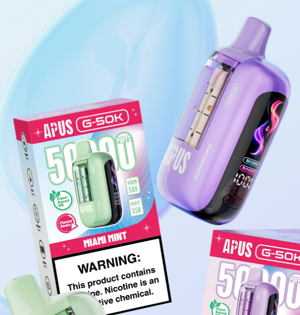 APUS G 50K Disposable Vape Kit - New Device Online 50000 Puffs