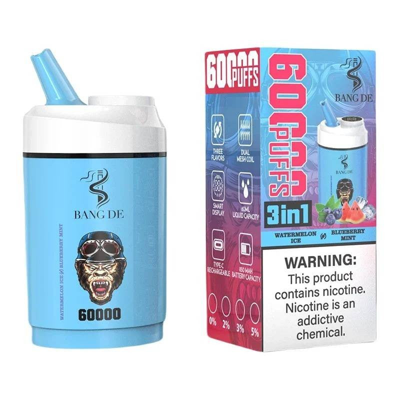 Bang De 60K 3-in-1 Disposable Vape 60ml Big | 60000 Puffs