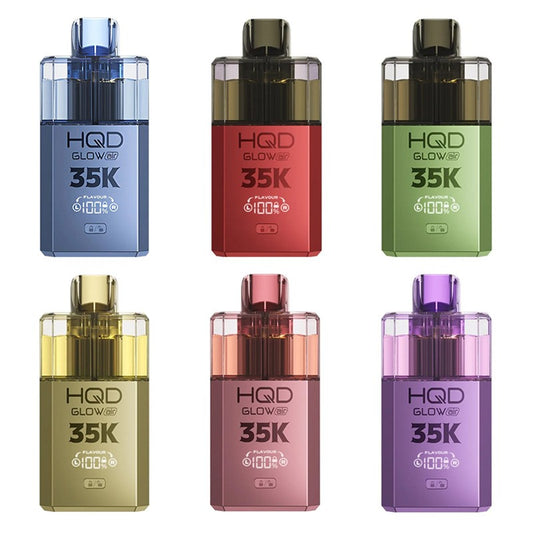 HQD Glow Air 35K 2-in-1 Disposable Vape Kit 35000 Puffs