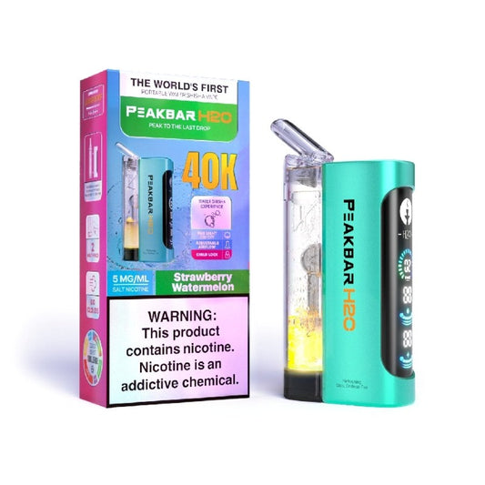 PeakBar H2O 40K Disposable Vape | Online Shop 40000 Puffs