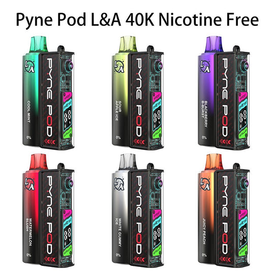 Pyne Pod L&A 40K Nicotine Free Disposable Vape - 40000 Puffs