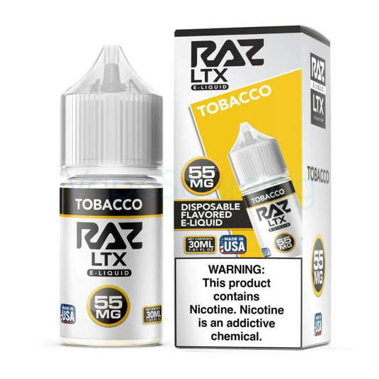 Tobacco Nic Salt Vape E-juice By Pod Juice X RAZ LTX - 30ml