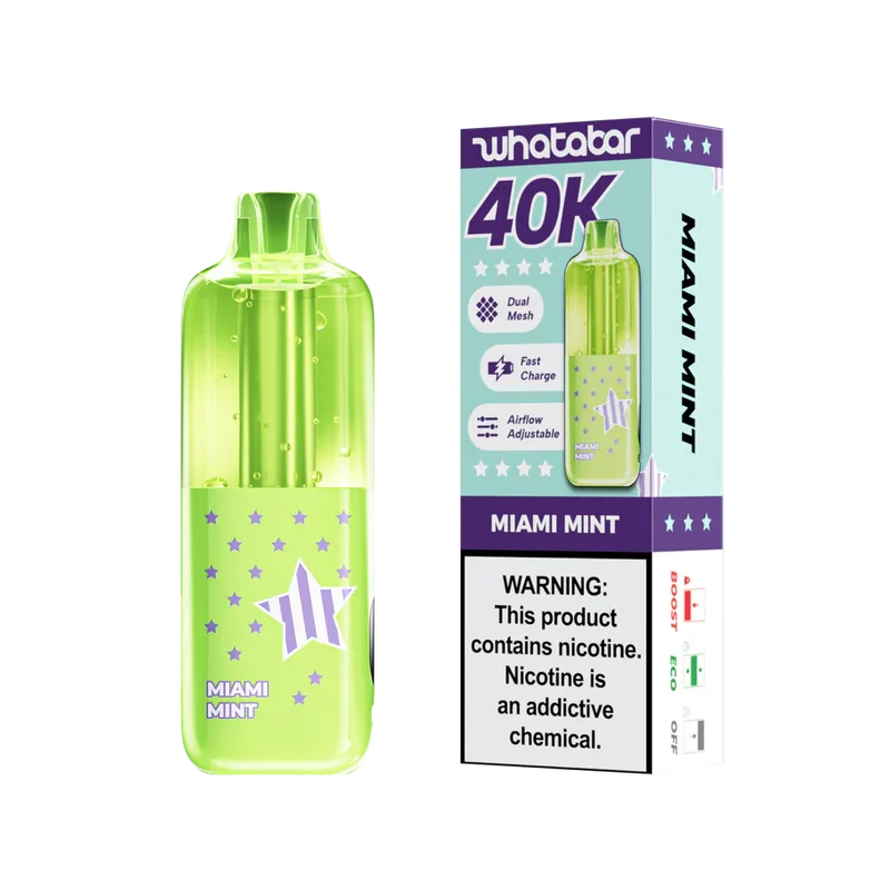 Miami Mint Whatabar Linko 40K Disposable Vape - 40000 Puffs